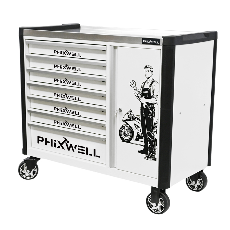 719516 PHIXWELL 7 lådor ny modell verktygsskåp