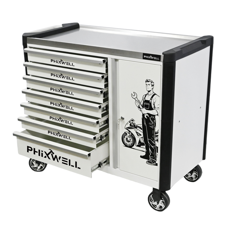 719516 PHIXWELL 7 lådor ny modell verktygsskåp