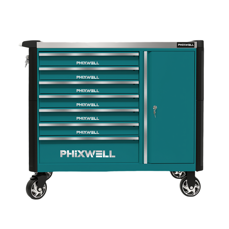 719516 PHIXWELL 7 lådor ny modell verktygsskåp