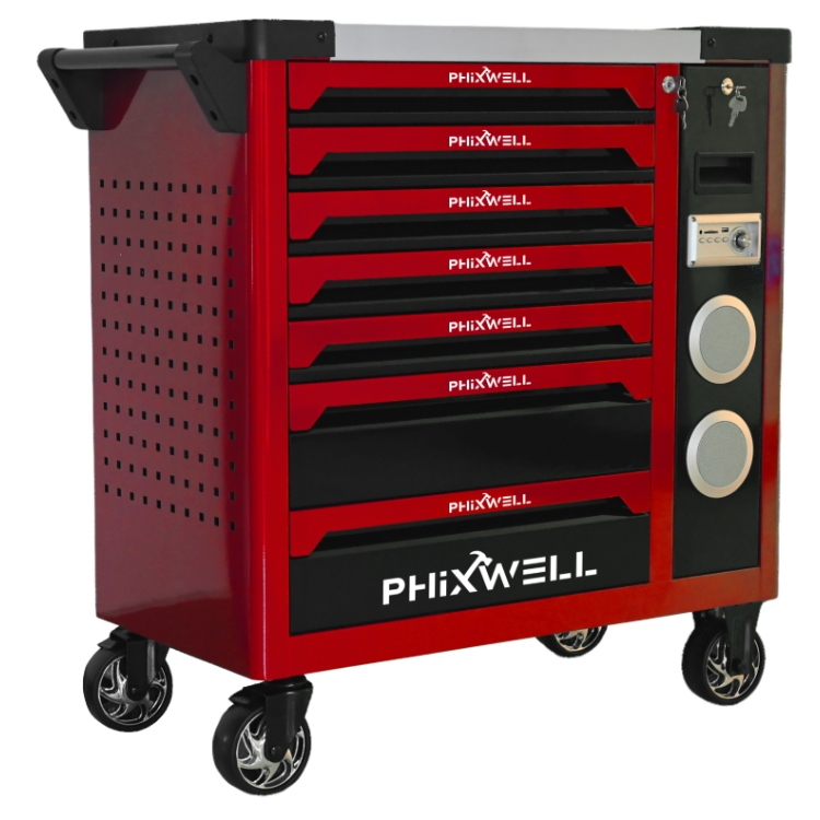 719512 PHIXWELL ny modell verktygsskåp med högtalare